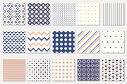 45 geometric seamless patterns, a Pattern Graphic by Vodoleyka (Thumbnail 4 of 10)