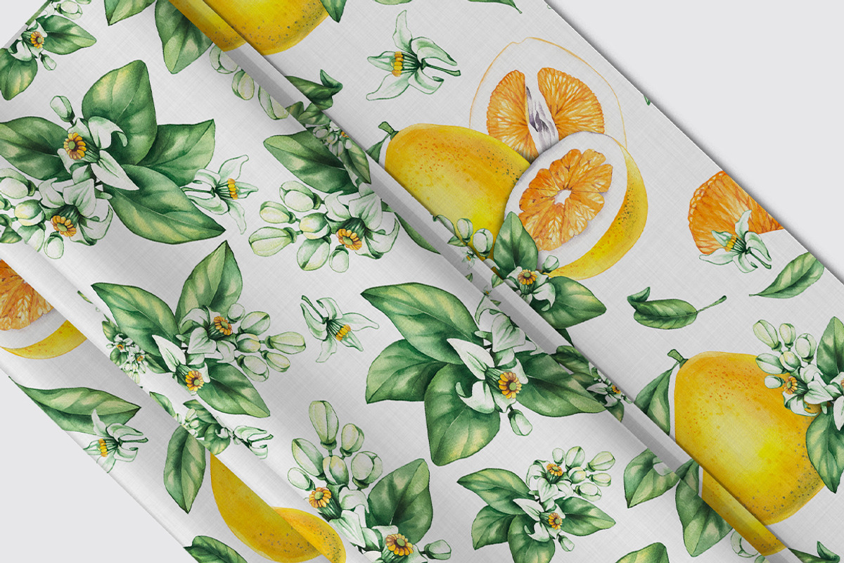 Pomelo Fruit Watercolor Collection, a Food Illustration by SashaKondr (Photo 3 of 13)