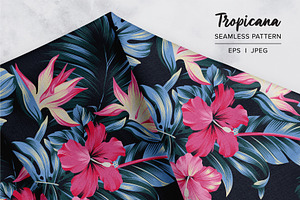 Tropicana, Tropical Seamless Pattern