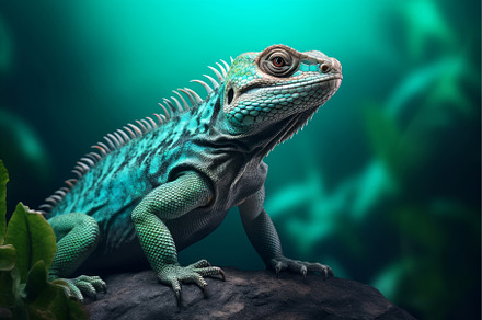 Arresting Lizard view colorful, an Animal Photo by Ylivdesign