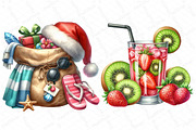 Australian Christmas Clipart, an Illustration by DreamPrint404 (Thumbnail 4 of 6)