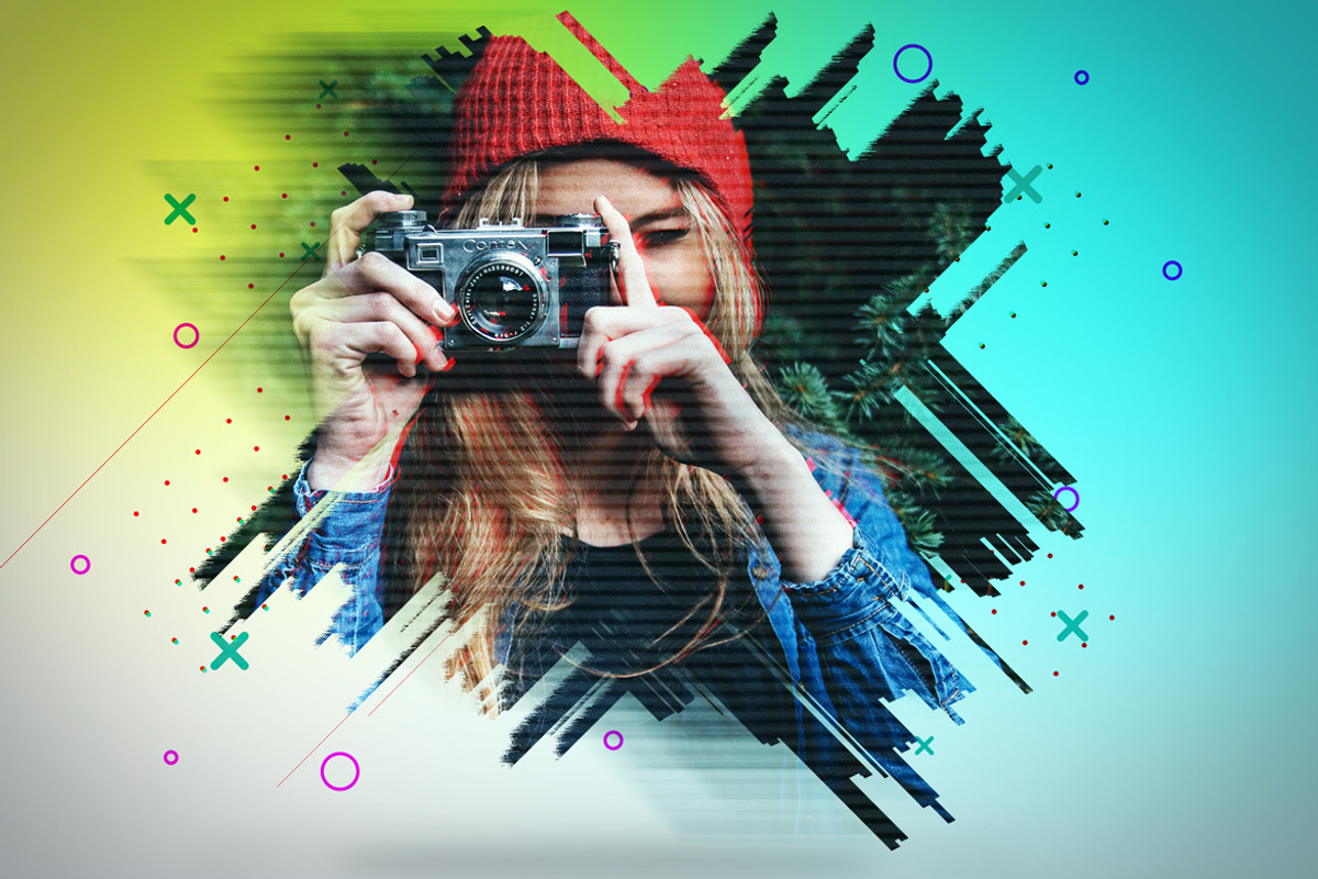 Glitch effect with GIF animation 2 preview 4