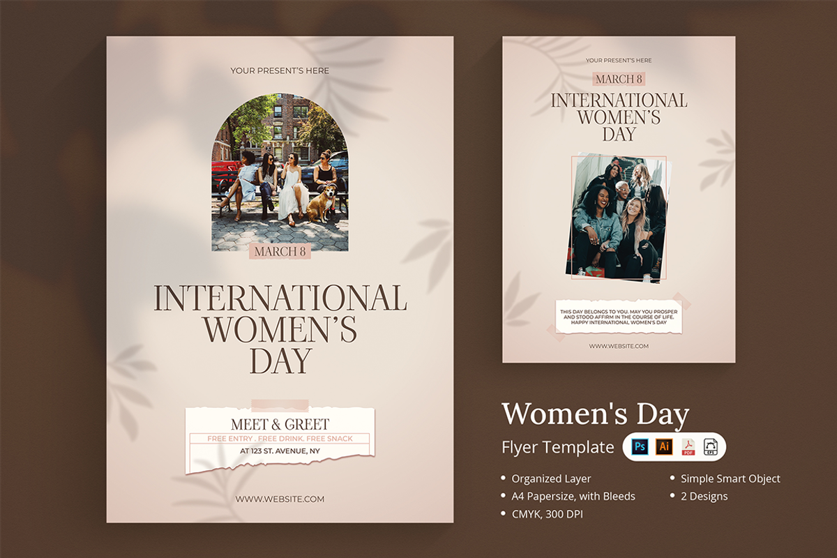 Sinty - International Women's Day, a Flyer Template by Lettha-Studio (Photo 1 of 4)