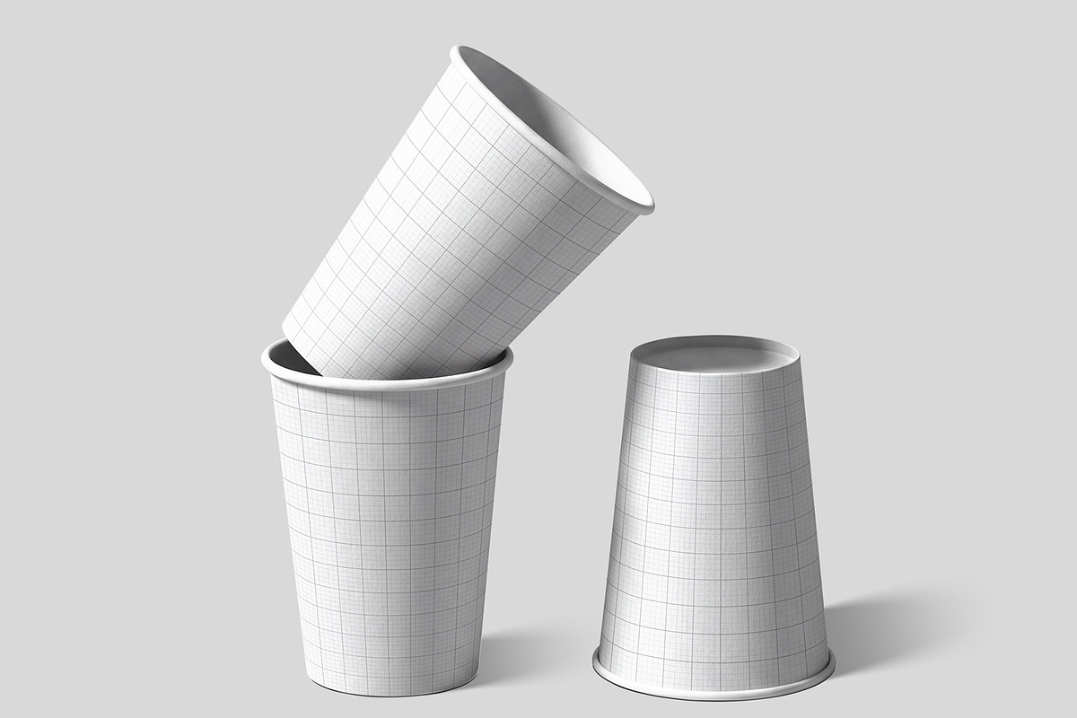 Paper Coffee Cup Mockup Set, a Cups & Container Mockup by graphypix (Photo 3 of 4)