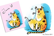 Wild Wild Cat - 14 illustrations, an Illustration by Zooza Art (Thumbnail 13 of 15)