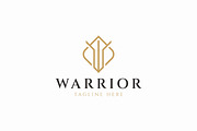 Warrior Letter W Logo Abstract Sword, a Branding & Logo Template by Signatoro (Thumbnail 1 of 2)