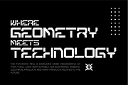 HEXRA – Futuristic Display Typeface, a Sans Serif Font by Vroz Studio (Thumbnail 4 of 8)