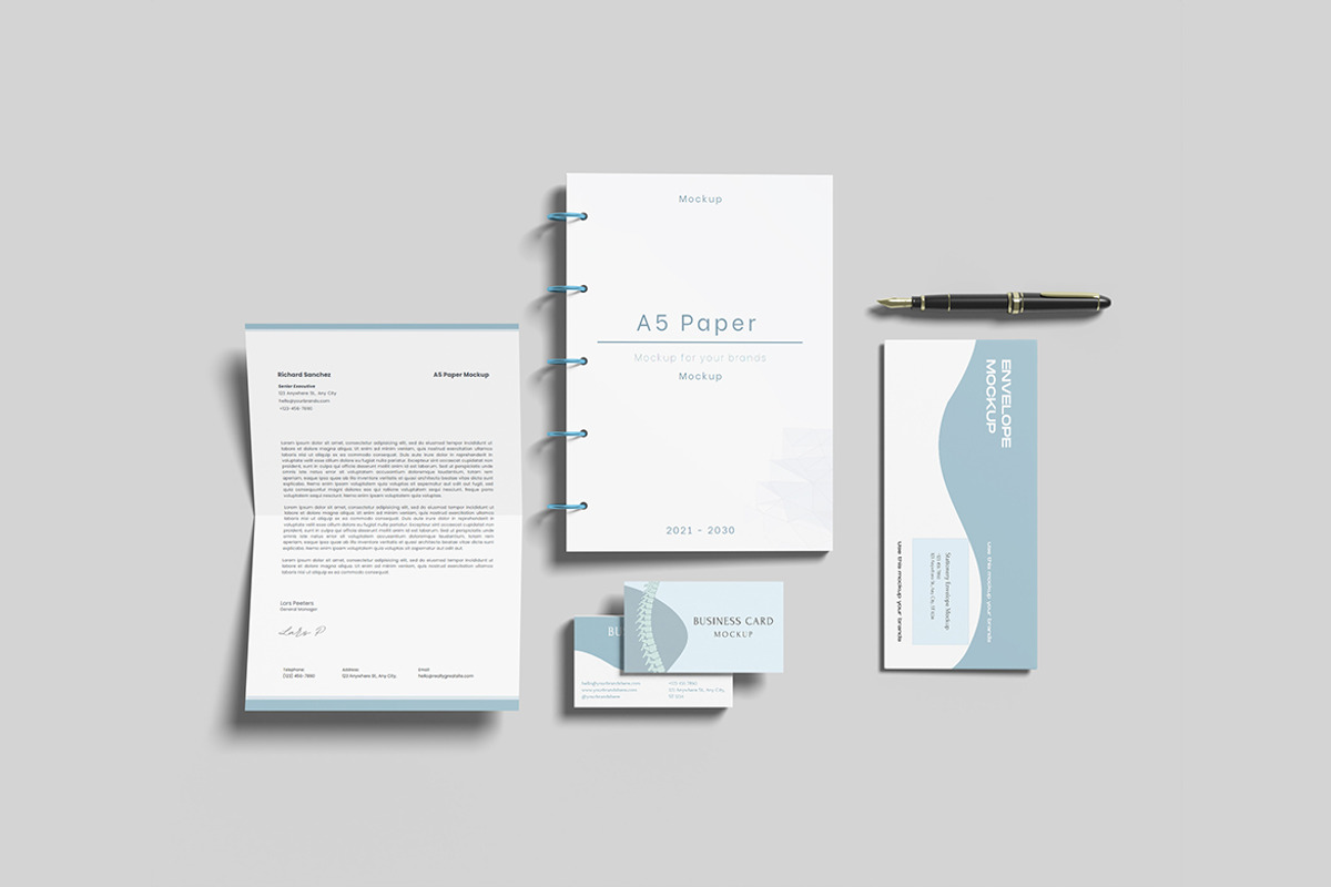 Corporate Stationery Mockup, a Product Mockup by ianmikraz (Photo 4 of 5)