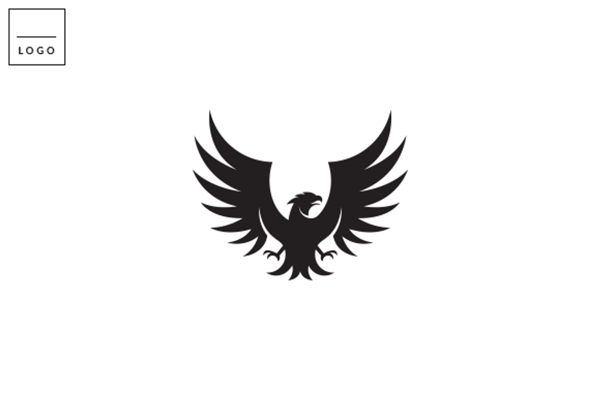 Eagle Logo Design Vector, Illustration Graphic by Bigbang · Creative Fabrica, image size:1200x800