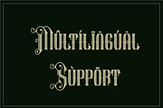 Wicken park, a Blackletter Font by LetterStock (Thumbnail 5 of 7)