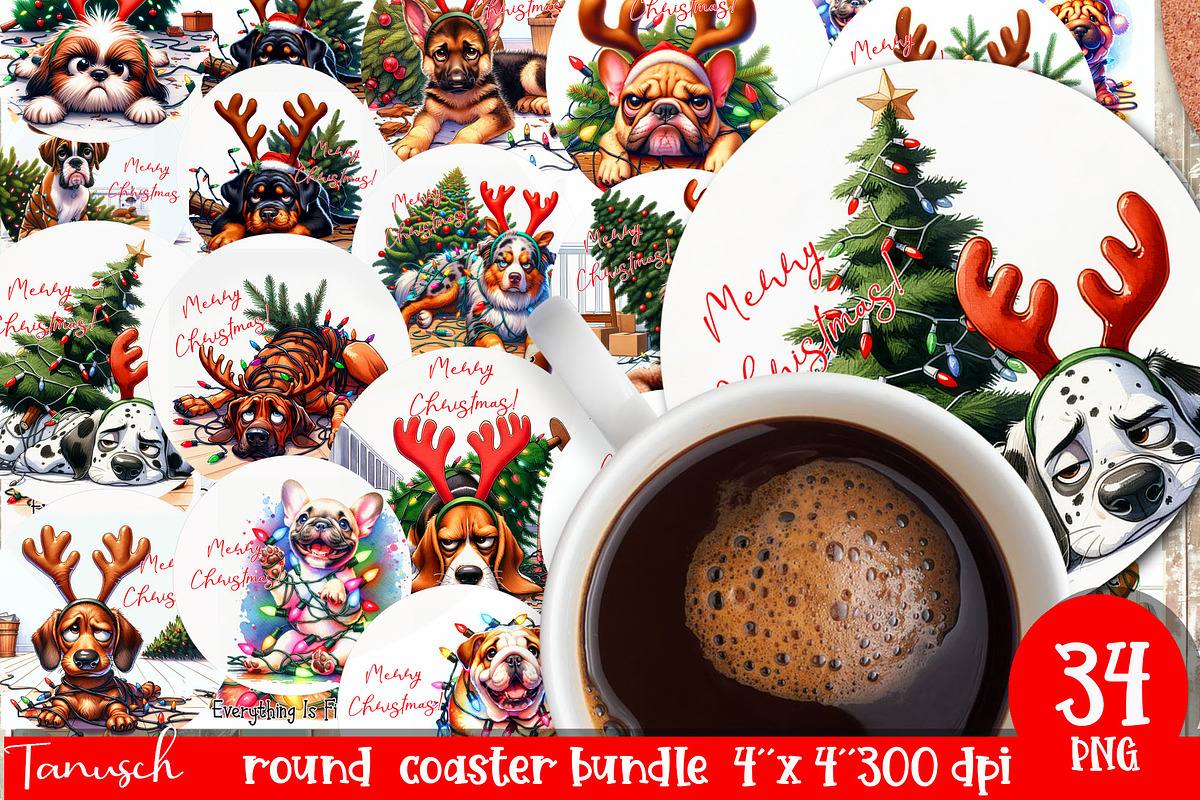 funny Christmas mega bundle, a Templates & Theme by TanuschArts (Photo 17 of 20)