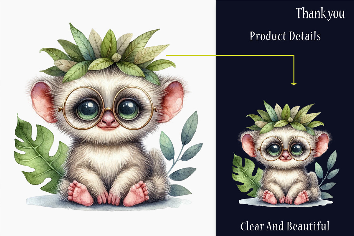 Safari Watercolor Jungle Animals, a Graphic by designcity5 (Photo 4 of 5)