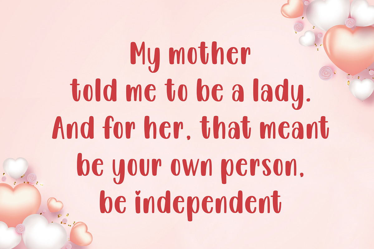 Pink Rose, a Handwritten Font by Mozatype (Photo 4 of 7)