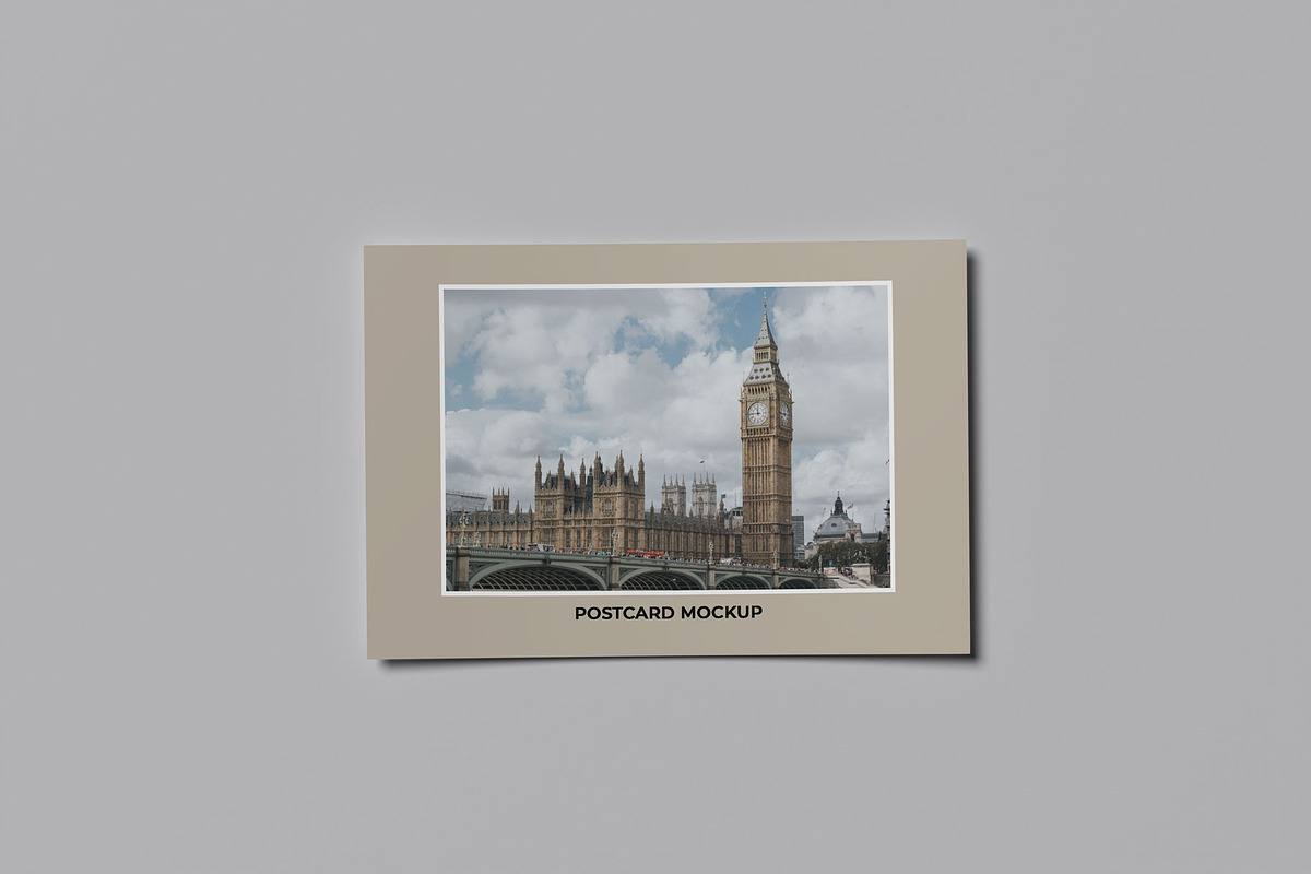 A6 Postcard Mockup, a Books & Magazine Mockup by Pexelyou (Photo 5 of 6)