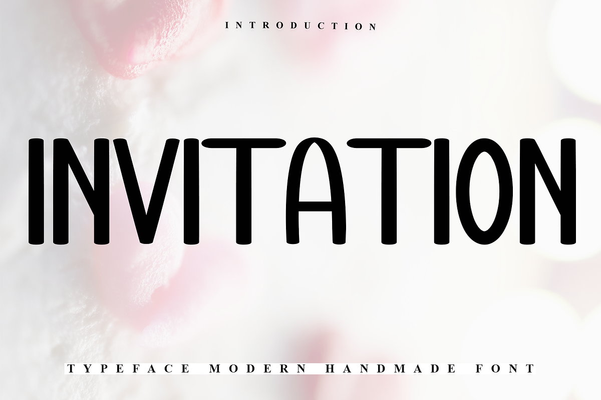 Invitation, a Sans Serif Font by InermediaSTUDIO (Photo 1 of 7)
