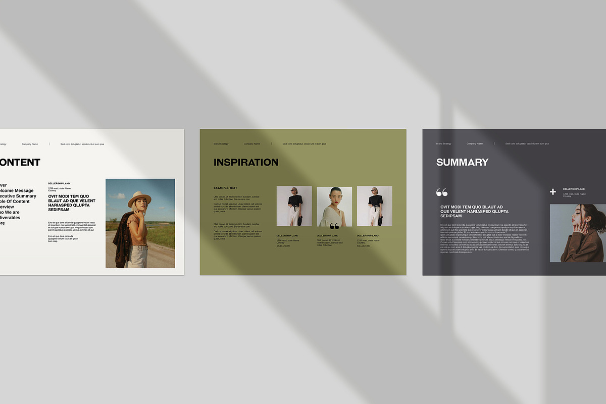 Brand Strategy Template, a Brochure Template by slidestock55 (Photo 6 of 8)