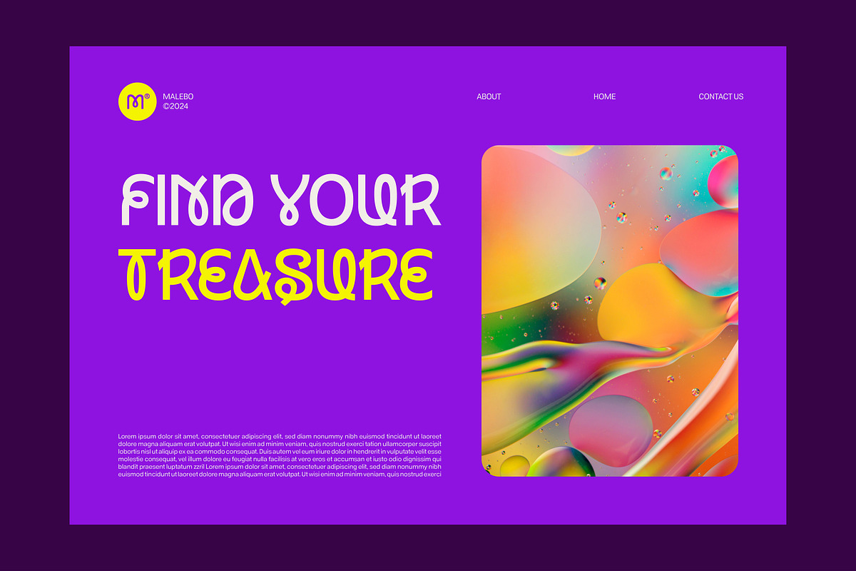 Malebo - Quirky Logo Sans Font, a Font by Casloop Studio (Photo 3 of 9)