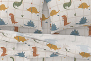 Happy Dinos Vector Patterns, a Pattern Graphic by Irina Ostapenko (Thumbnail 4 of 5)