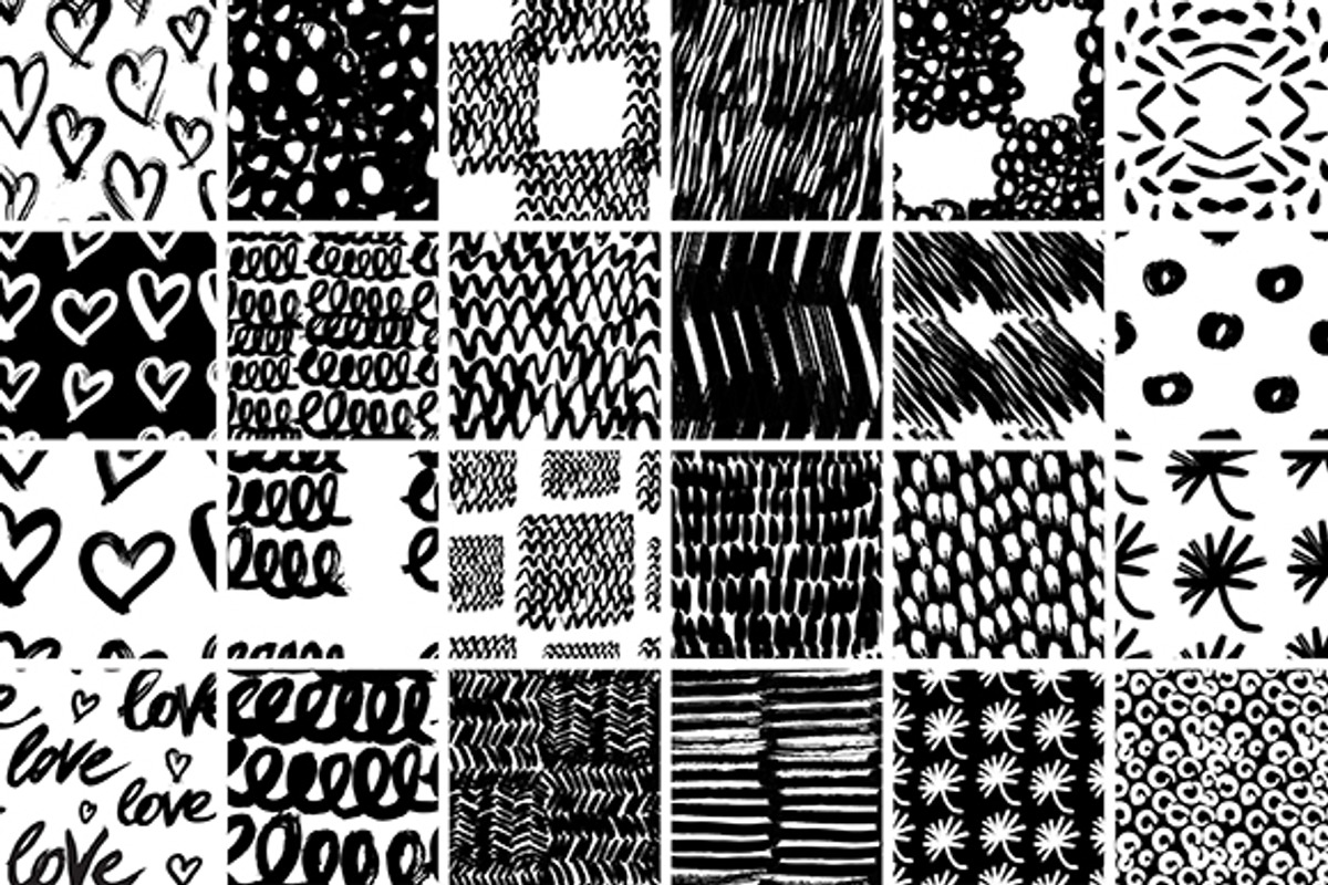 150 INK patterns, a Pattern Graphic by Tanya Akhmett (Photo 4 of 8)