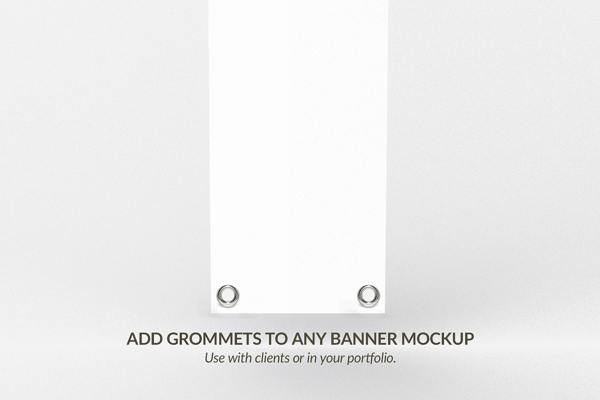 Grommets Mockup, an Object Graphic by IFBdesign (Photo 5 of 5)