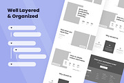 Coworking Space Wireframe Website, a Wireframe Template by INSPR STD (Thumbnail 5 of 6)