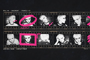 Grunge Contact Sheet Photo Effect, a Social Media Template by DesignerCandies (Thumbnail 2 of 3)