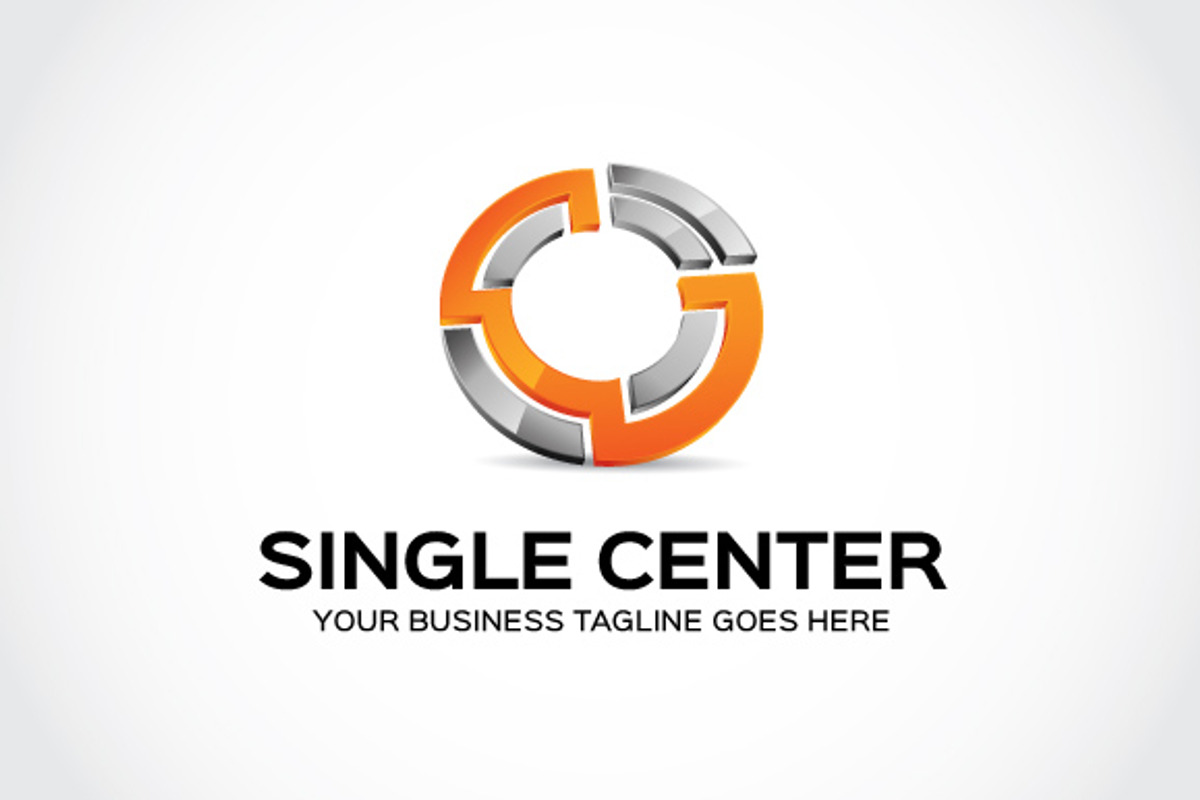 Single Center Logo Template, a Branding & Logo Template by The Branding ...