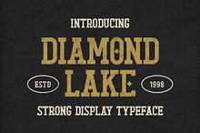 Diamond Lake - Display Typeface