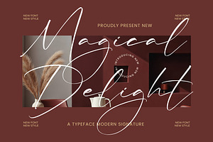 Magical Delight Modern Signature
