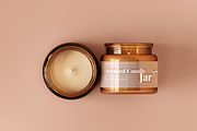 Amber Glass Candle Mockup Bundle, a Packaging Mockup by pmvch (Thumbnail 91 of 135)