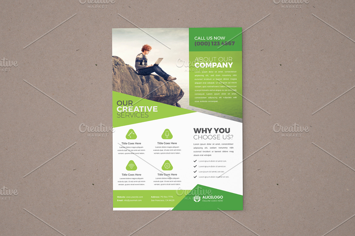 Flyer Template, a Flyer Template by Alice_s (Photo 6 of 10)