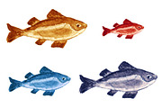 Watercolor Sea life, an Animal Illustration by Color_Brush (Thumbnail 5 of 9)