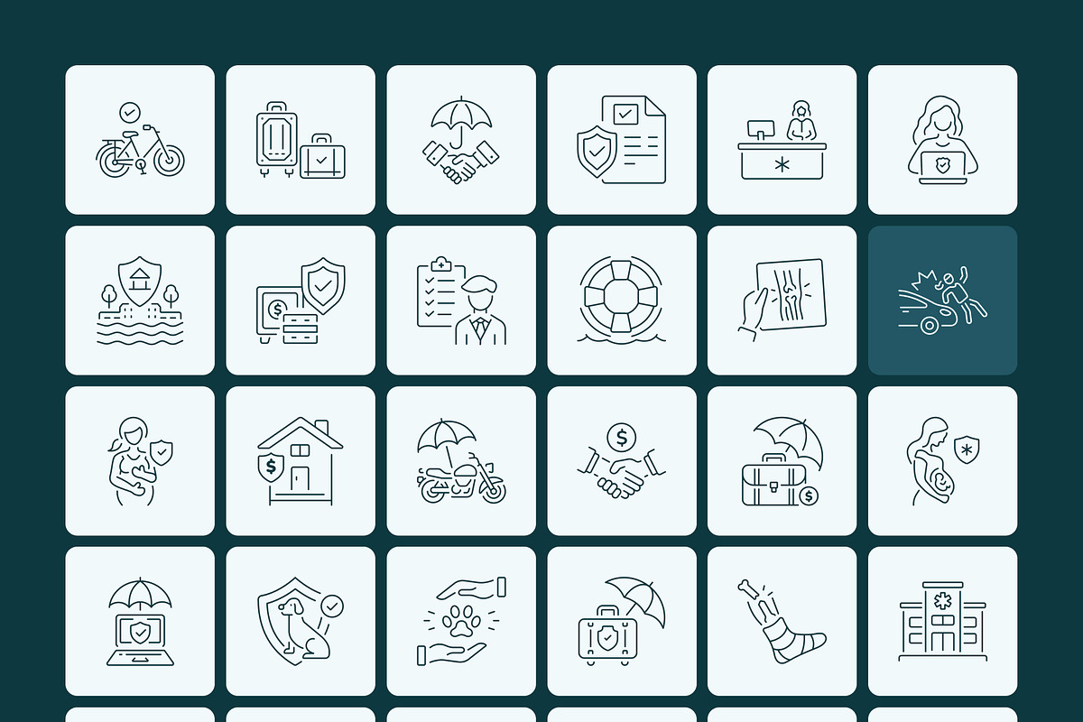 475 Financial and Economic Icons, an Outline Icon by Prosymbols (Photo 10 of 13)