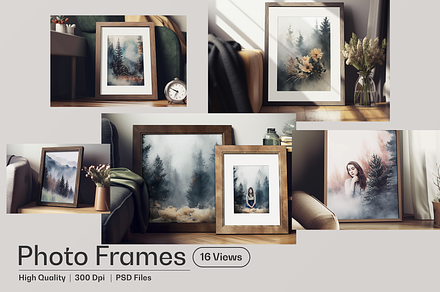Photo Frames Mockup Set
