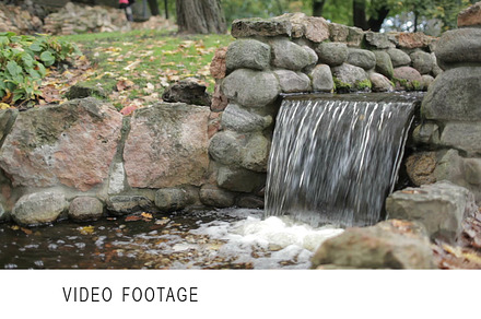 Cascade in the city park stock photo containing water and cascade, a Nature Photo by Grey Coast Media