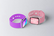 Smartwatch Mockup, a Wearable Device Mockup by Se٧enStudio (Thumbnail 4 of 4)