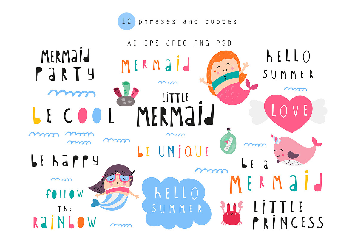 Nursery Art Mermaids are real, an Animal Illustration by Nursery Art (Photo 5 of 10)