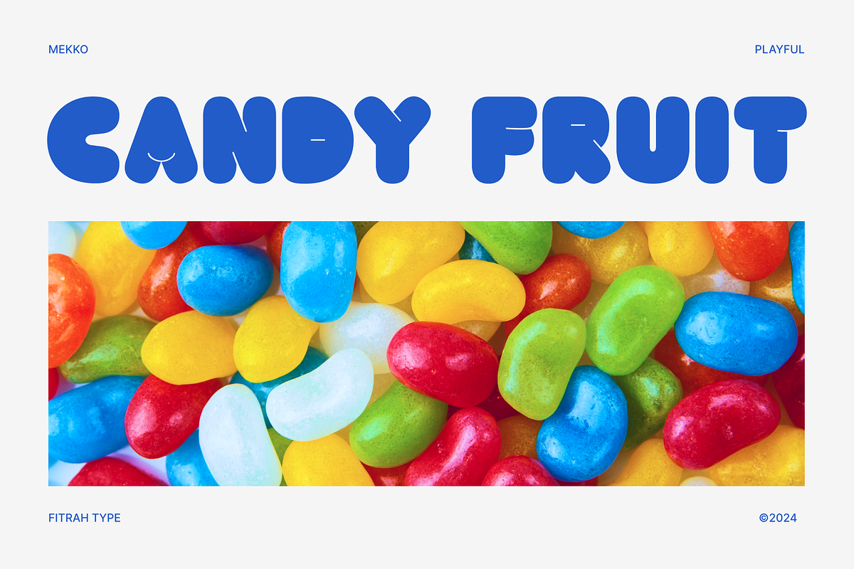 Mekko Rounded Typeface, a Sans Serif Font by Fitrah Type (Photo 11 of 15)
