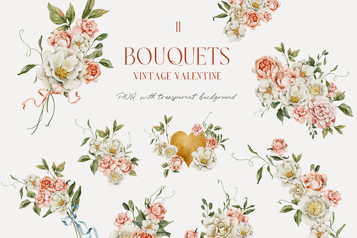 AMOUR - Vintage Valentine, a Seasonal Illustration by AleksaArt (Photo 2 of 14)