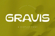 Gravis - Display Font, a Font by Alpaprana (Thumbnail 1 of 11)