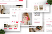 Cosmetic - Beauty Care Google Slide, a Presentation Template by Deepslide Studio (Thumbnail 2 of 6)