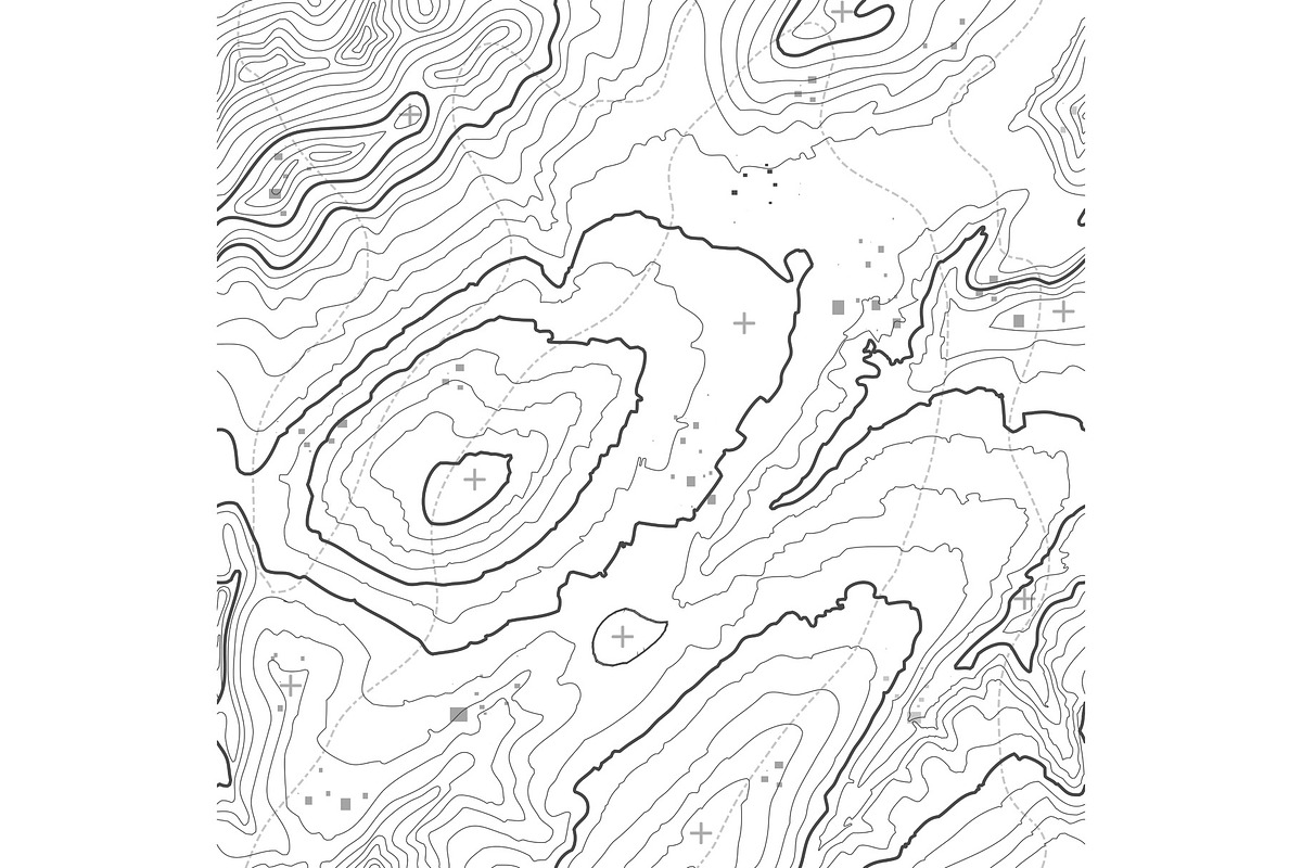 Seamless topographic map pattern., a Texture Illustration by RDShop