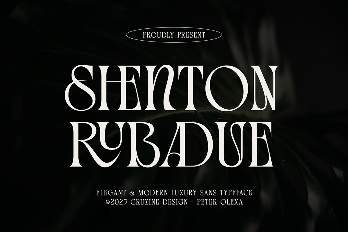 Shenton Rubadue, a Serif Font by Cruzine (Photo 1 of 8)