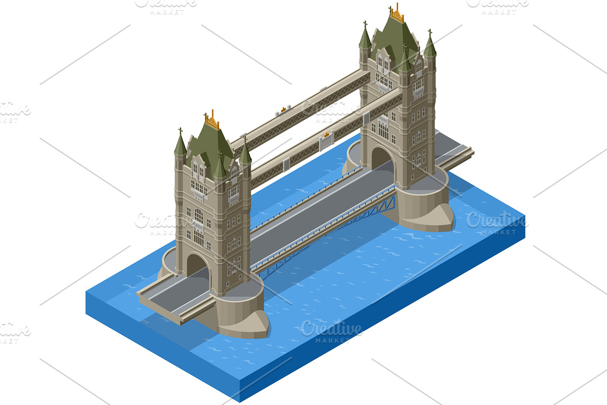 Isometric illustration of London s, an Object Illustration by Golden Sikorka