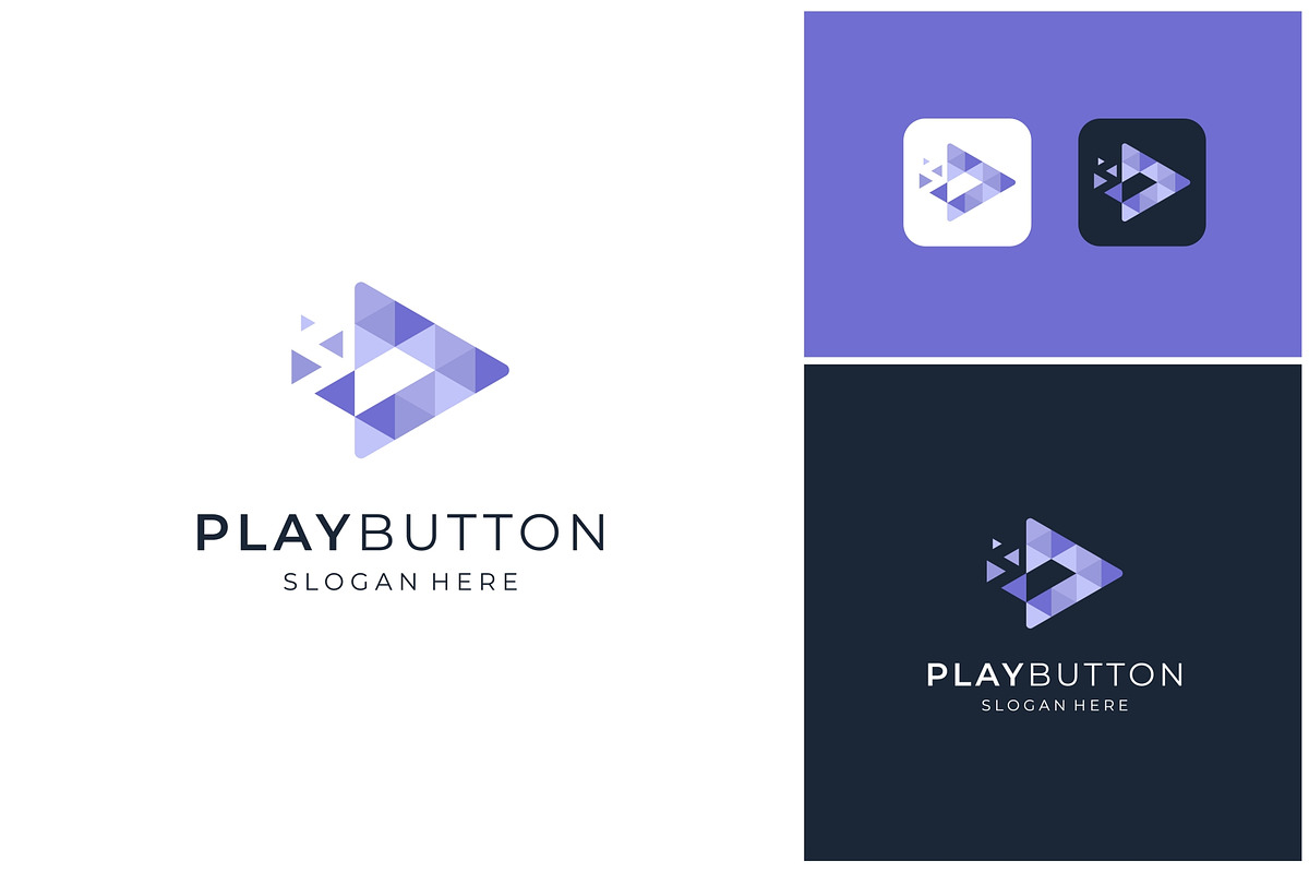 Video Play Button Digital Logo, a Branding & Logo Template by ika trisiana