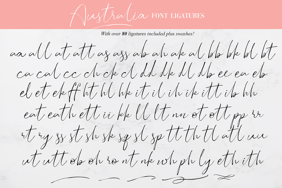 Australia Script Font preview 7
