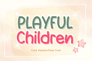 Playful Children Handwriting Font