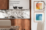 Frame mockup bundle in kitchen scene, a Product Mockup by N digital designs (Thumbnail 2 of 5)