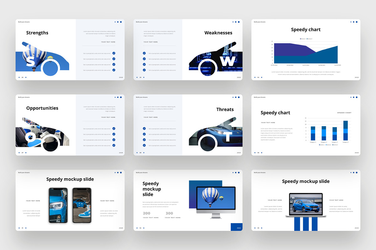 Speedy - Car Google Slides Template, a Presentation Template by BeadyLab (Photo 5 of 6)