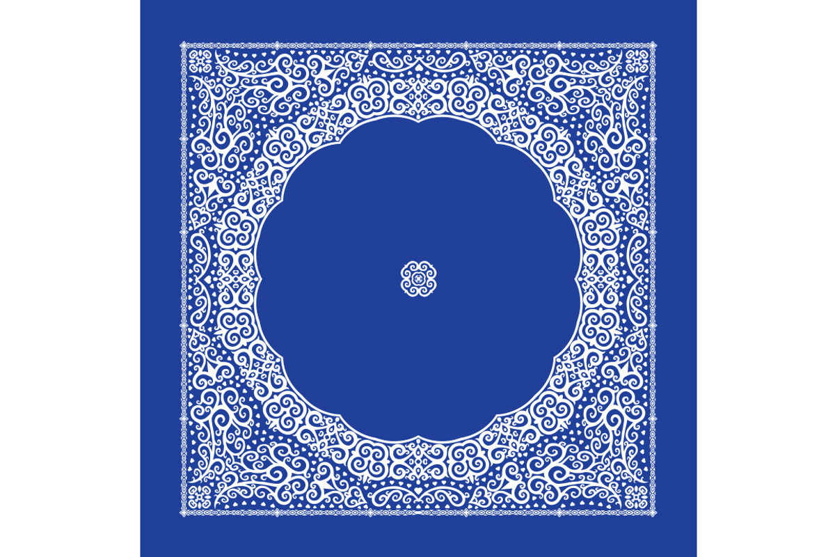 Set Of 4 Paisley Bandana's III, a Pattern Graphic by Bakhtiozin art graphic (Photo 4 of 5)